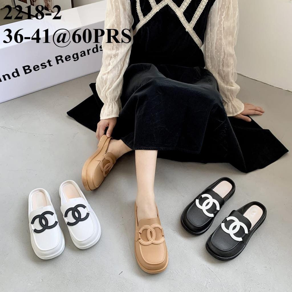 Sandal Mules Wanita Import CNL Rubber Import Winola Collection WNL 2218-2