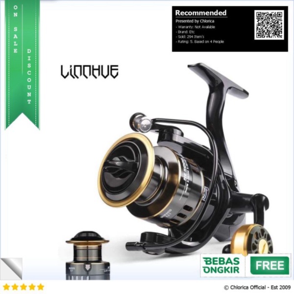 

Dijual LINNHUE HE Series Reel Pancing Fishing Reel 5.2:1 Gear Ratio 10Kg - HE2000 Hitam Etc Murah