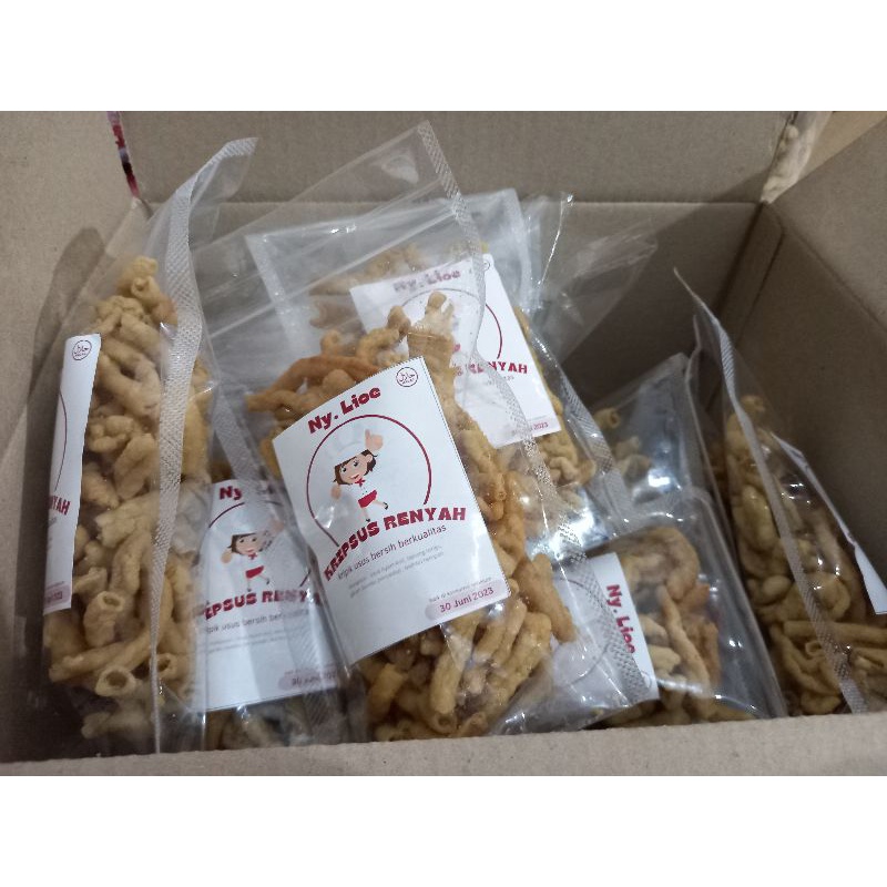 

Kripik usus Ny. Lioe grosir