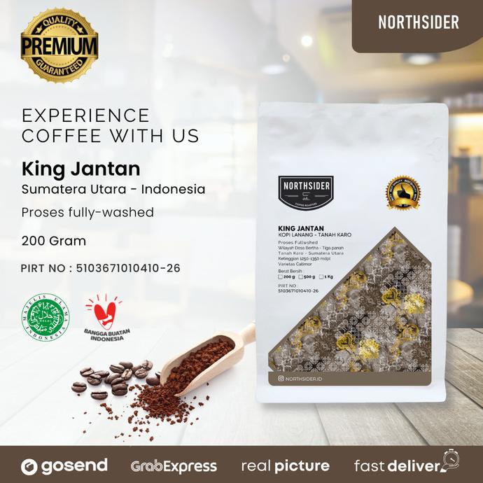 

BIJI KOPI ARABIKA KING JANTAN TANAH KARO - 200GR NORTHSIDER COFFEE