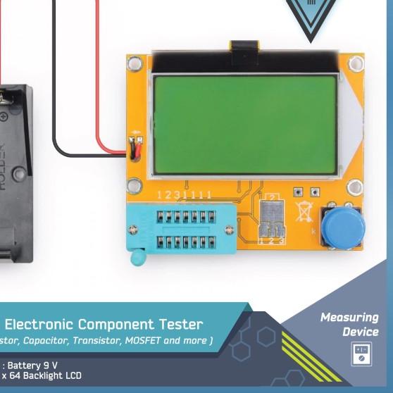 LCRT4 LCR-T4 Component Transistor Diode SCR ESR Multi-Meter Tester - LCR-T4