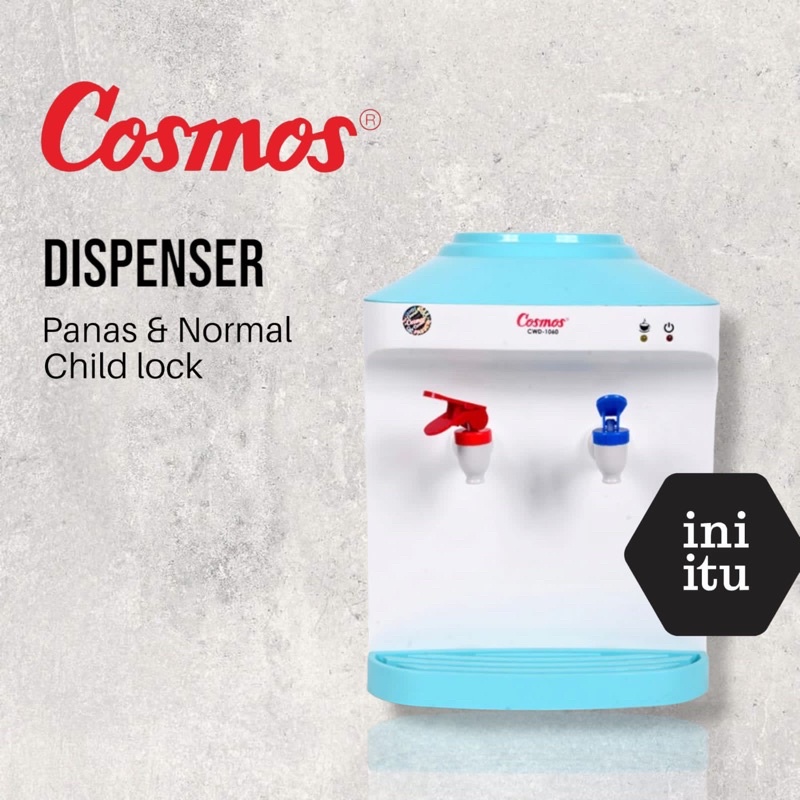 [ Cosmos ] Dispenser Mini Galon Atas Cosmos CWD 1060 - Normal Hot