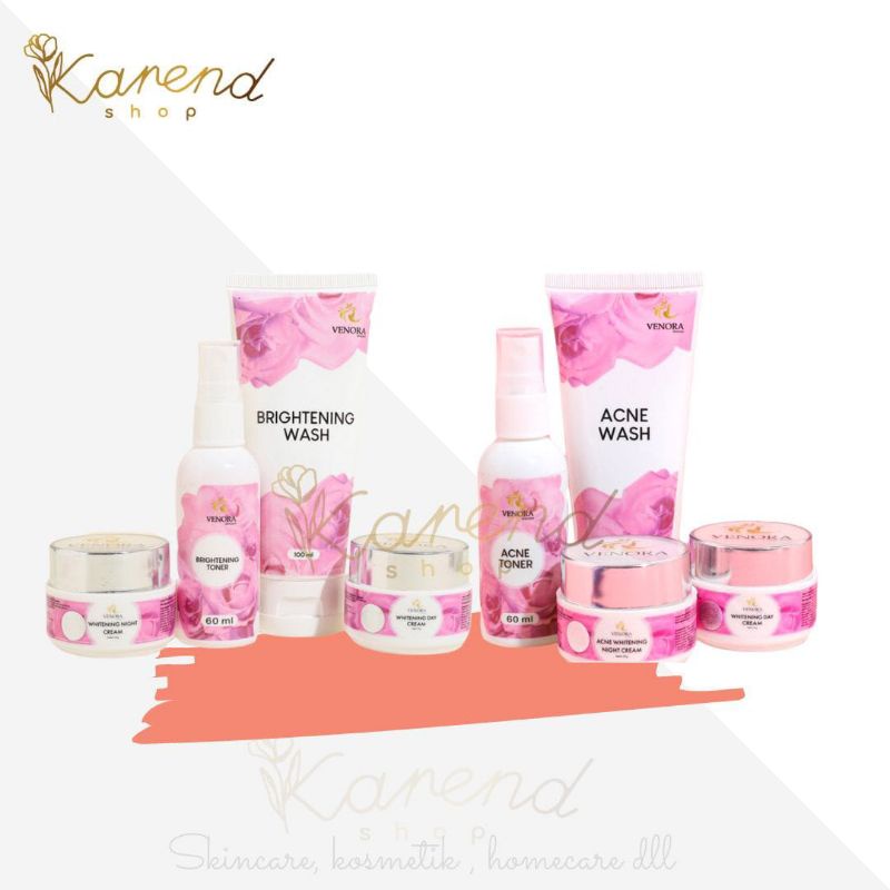 5 Paket Venora Acne Paket Venora Brightening Terlaris Paket Usaha Venora