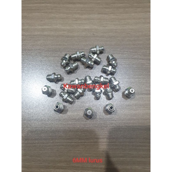 Nepel grease nepel gemuk 8MM LURUS