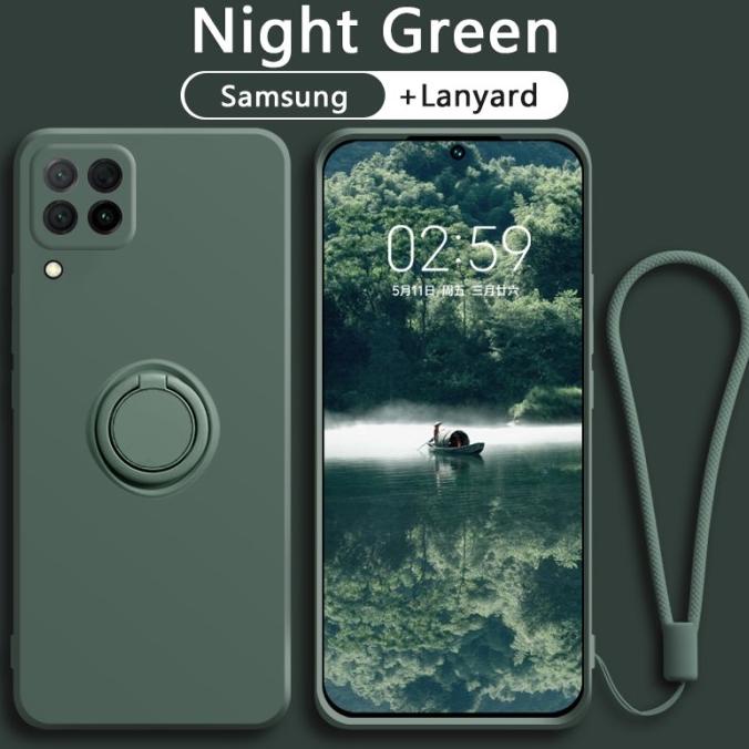 SAMSUNG GALAXY A12 / M12 SOFT CASE RING SILIKON MICROFIBER MAGNET