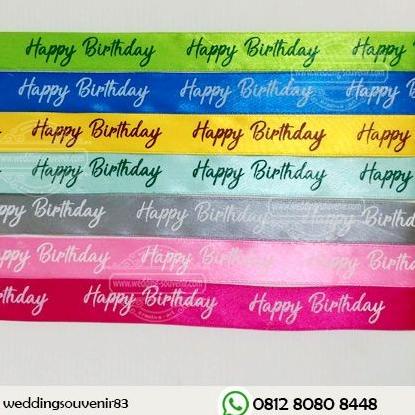 

Pita Happy Birthday - Biru