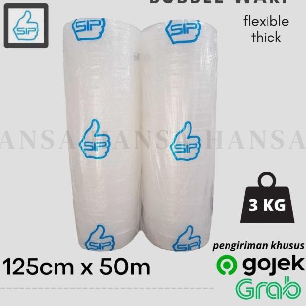 

Plastik Bubble Wrap 50 mtr x 125 cm / SIP 3 kg - Putih