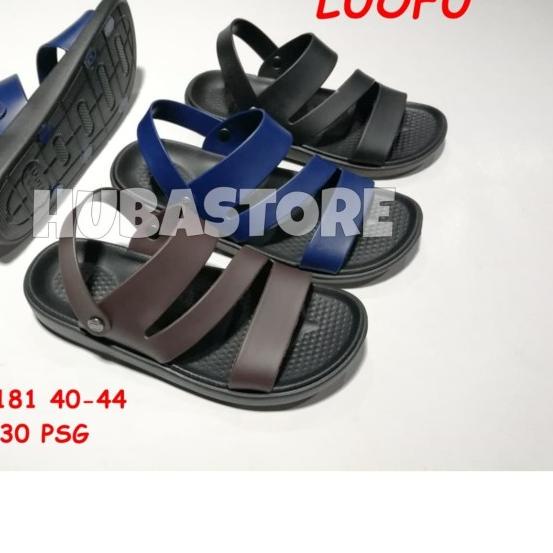 SANDAL JELI TALI PRIA SANDAL KARET COWO LUOFU IMPOR E6181