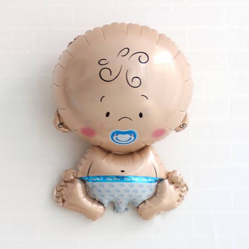 Balon Set Baby Shower Baby / Balon Karakter Bayi