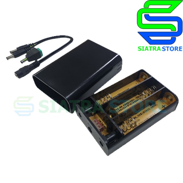 TPB-12300 Smart Portable Mini UPS DC 12V 3x Battery 18650 NO Battery