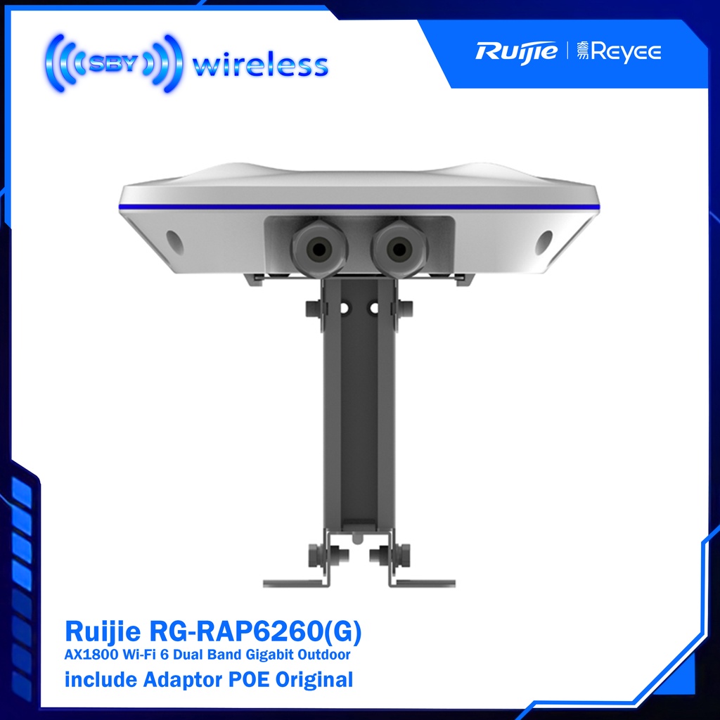 Ruijie RG-RAP6260(G) AX1800 Wi-Fi 6 Dual Band Gigabit Outdoor include Adaptor POE Original RUijie