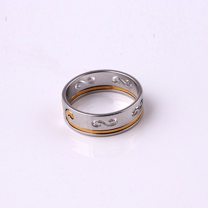 2 in 1 Cincin Hoop Untuk Pasangan