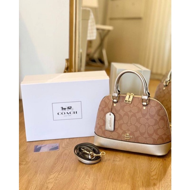 [Bisa COD] Ready Tas Coach Alma Premium Quality with BoX + Paperbag