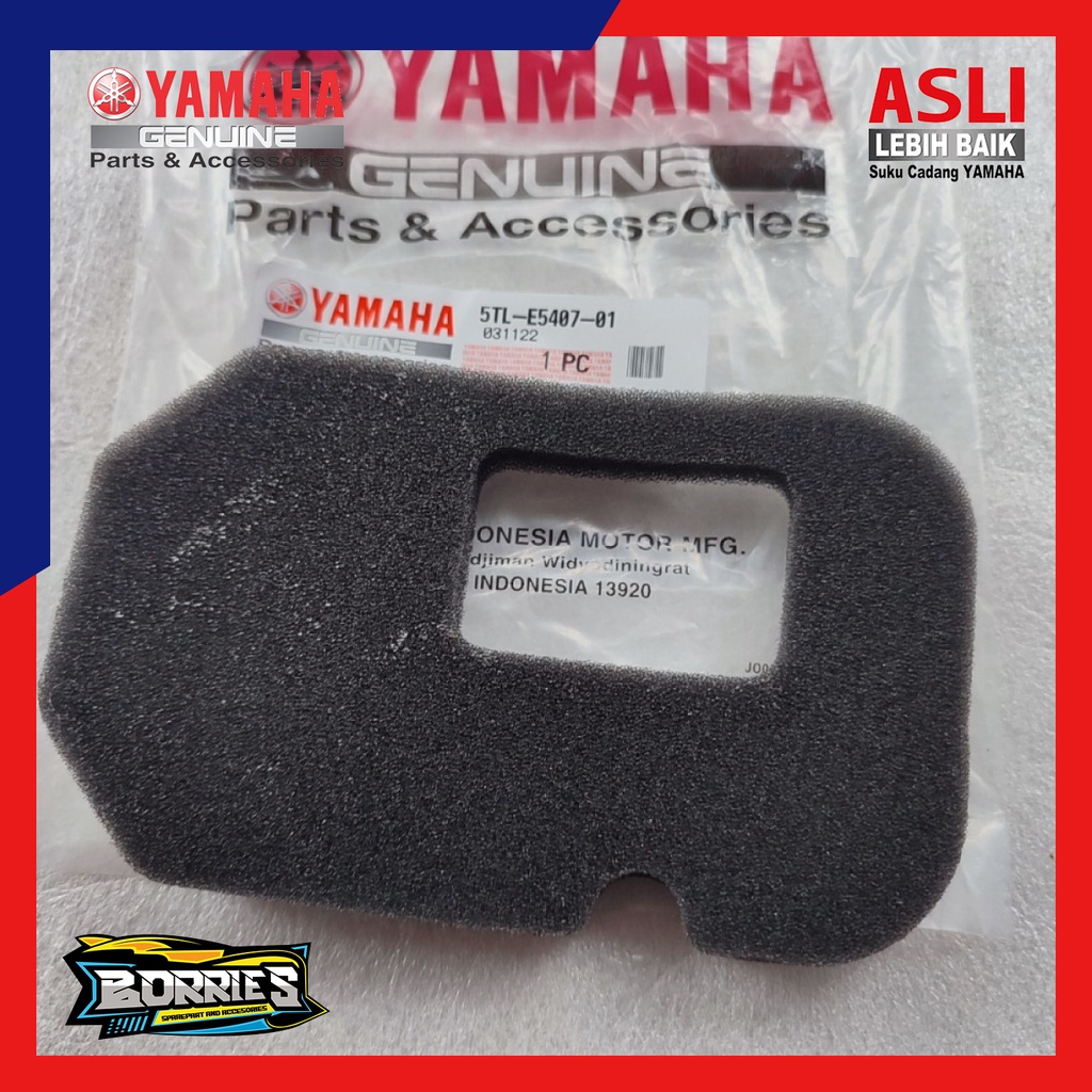 BUSA FILTER CVT MIO SPORTY DAN SMILE 5TL-E5407-01 ORIGINAL YAMAHA