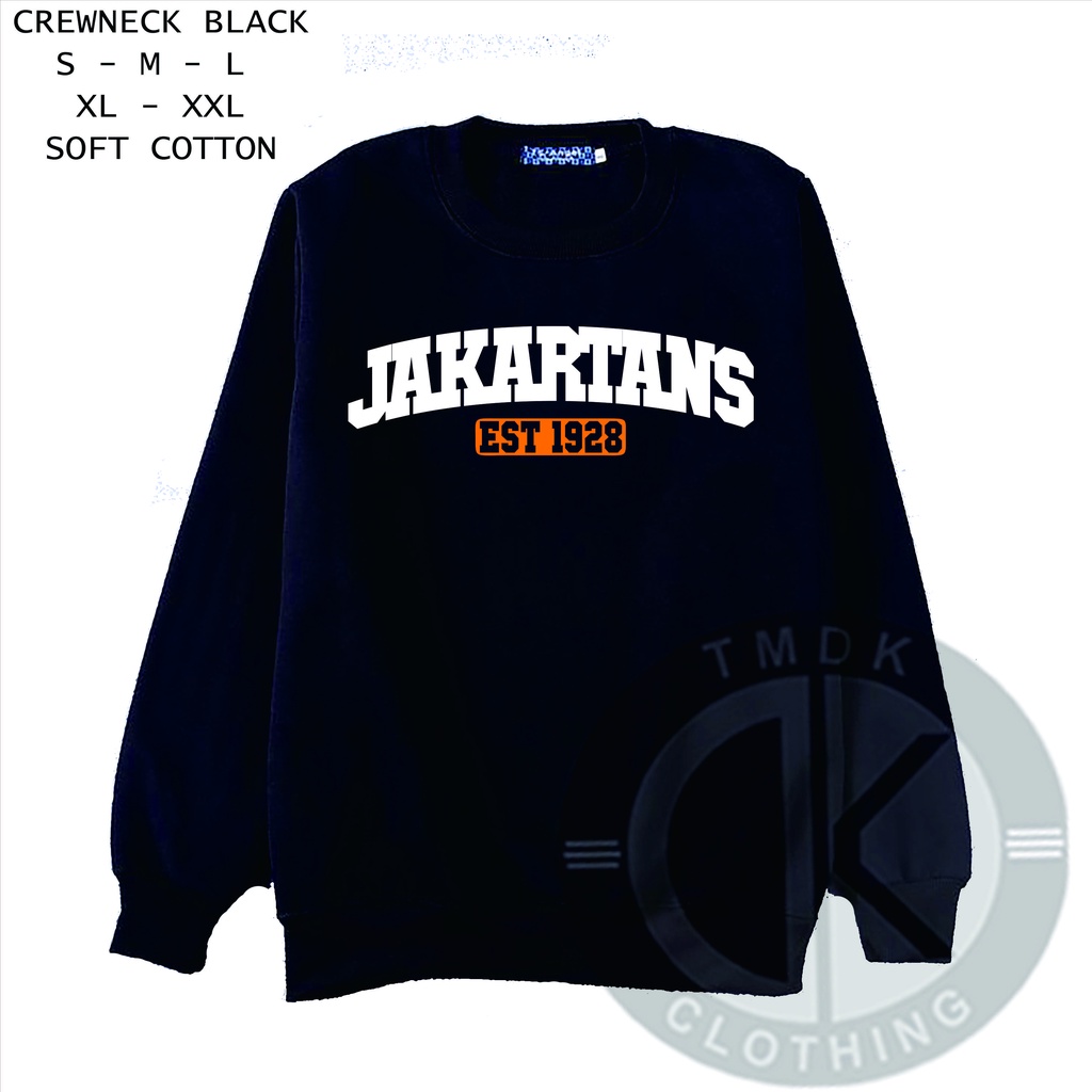 SWEATER CREWNECK PERSIJA PRIA WANITA SABLON PERSIJA JAKARTANS EST 1928