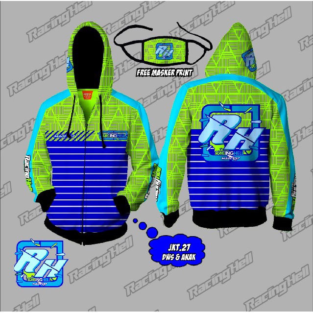 Jacket Motor Anak Racinghell Premium