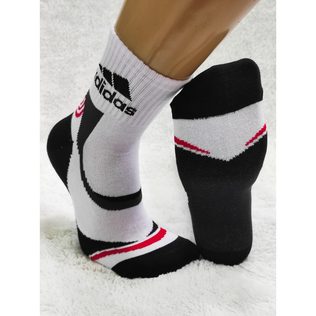 Kaos Kaki Sport Adidas Unisex Pria-Wanita Bahan Spandek PE