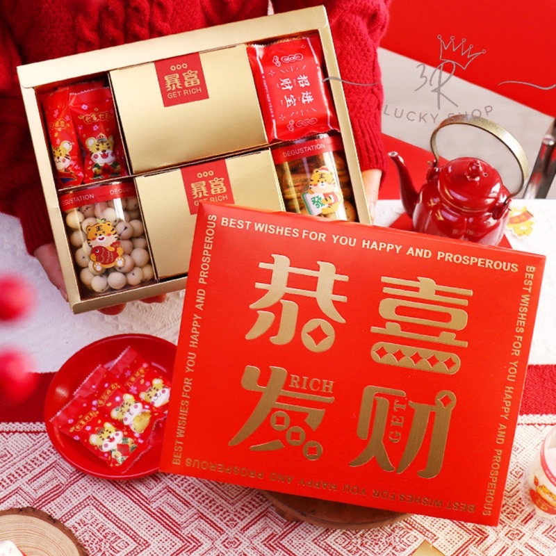 

box hampers gongxifacai - kotak hampers imlek 2024