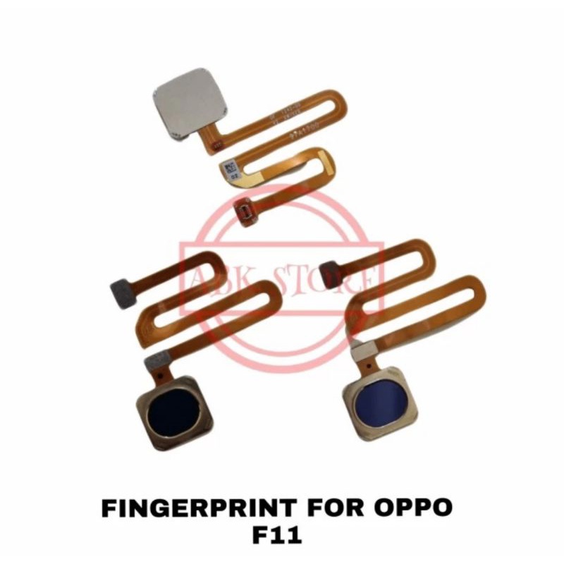 FLEXIBEL FLEXIBLE FINGER PRINT SIDIK JARI OPPO F11 TOMBOL HOME ORI