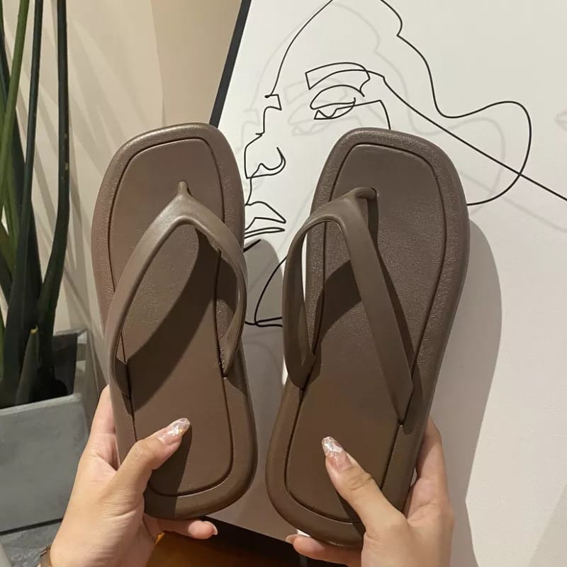 Sandal Jepit Unisex Sendal Capit Karet Halus Empuk Elastis  MALLSHOPPING