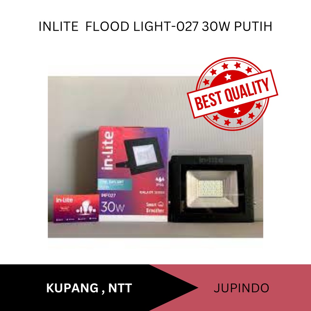 INLITE  FLOOD LIGHT-027 30W PUTIH - inlite  - inlite led