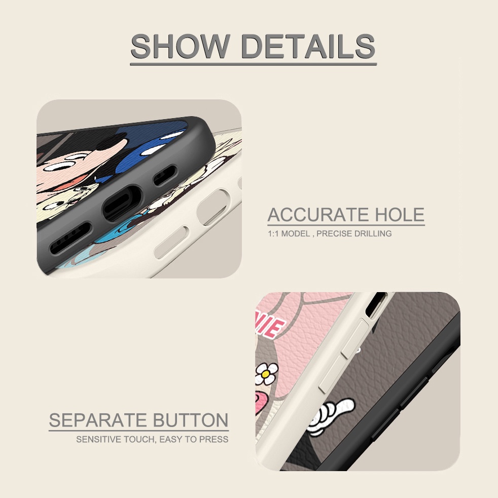 Soft Case Motif Kartun Bebek Untuk iPhone 6 / 7 / 8 Plus / X / XR / Xs Max 14 / 13 / 12 / 11 Pro Max