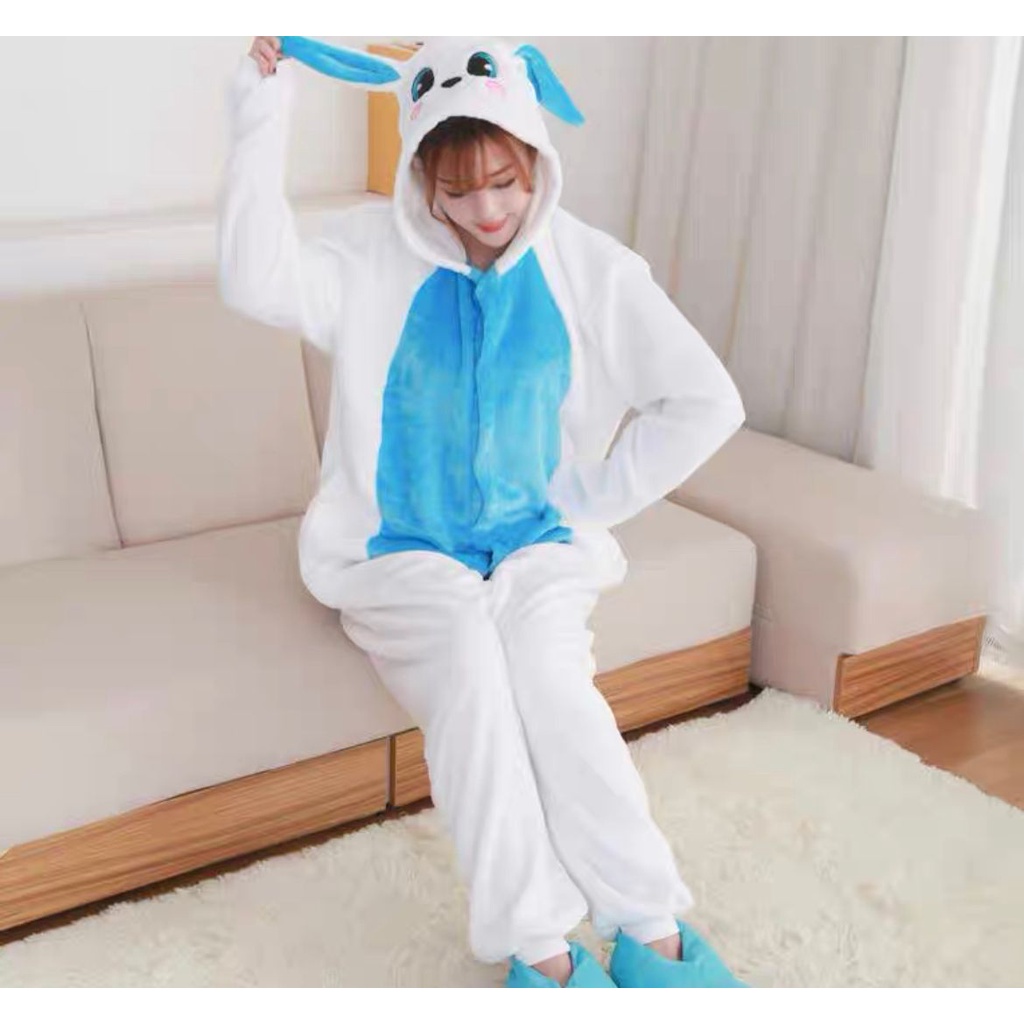 BAJU ONESIE CONY BROWN KELINCI KOSTUM COSPLAY PIYAMA