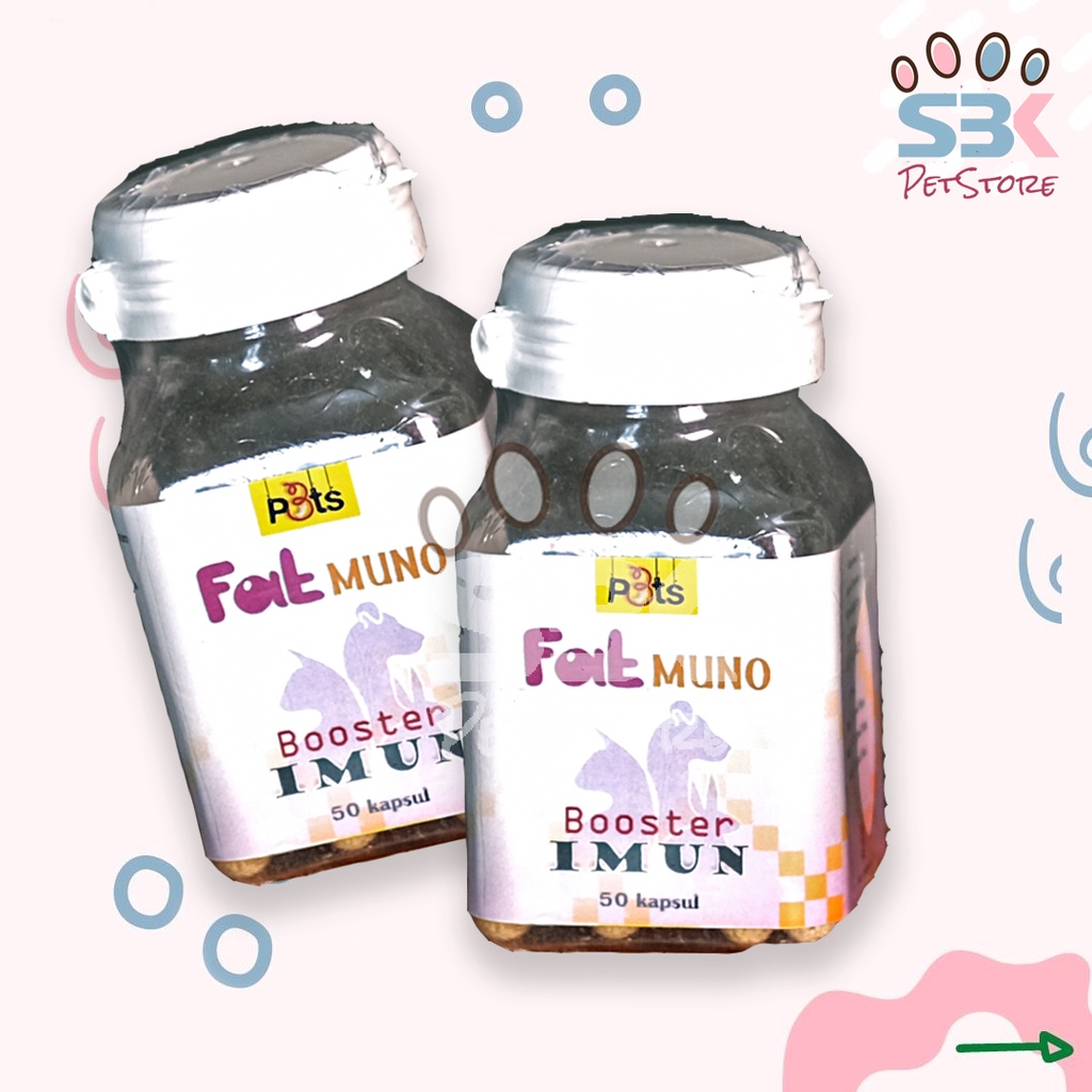 Fatmuno Booster P3TS Imun Untuk Hewan Kucing Anjing, Kelinci