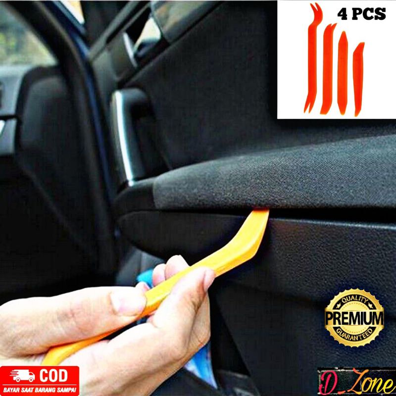 Alat Bantu Congkel Dashboard Mobil Alloet Car 4 in 1 Removal Pry Tool Pengungkit Alat Bantu Buka Body Mobil Motor