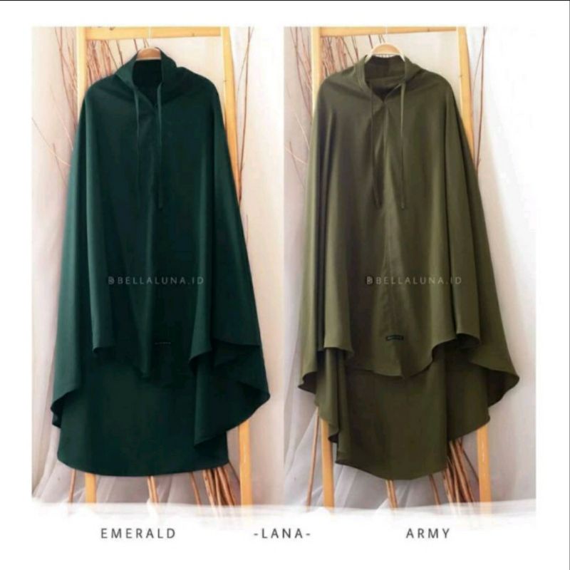 Preloved Bellaluna Khimar Bergo tali lana