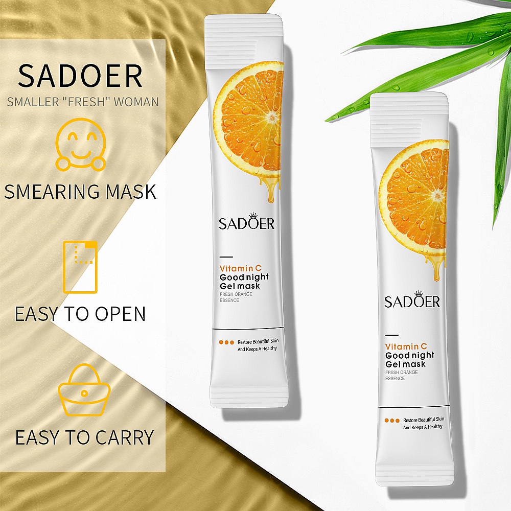 SADOER Sleeping Jelly Mask Gel/Masker Wajah Moisturizing Sleeping Frozen Mask
