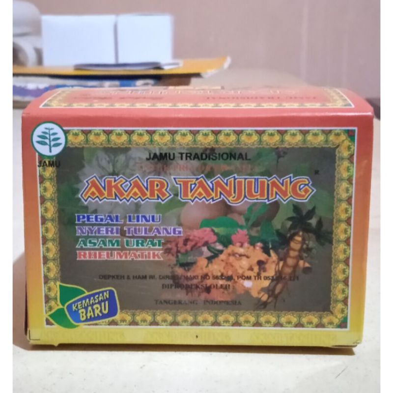 Akar Tanjung Jamu Asam Urat Pegal Linu