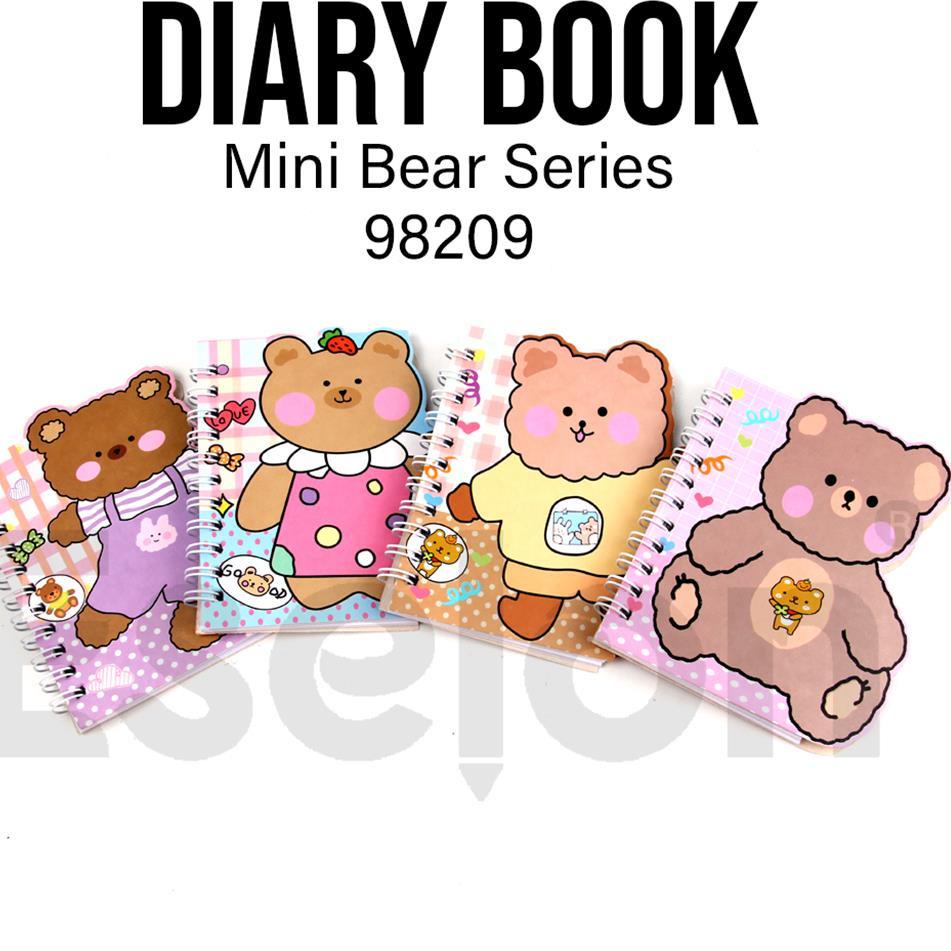 

㊫ Diary Mini Bear 60lbr 98209 / Agenda Mini Bear Fancy バ