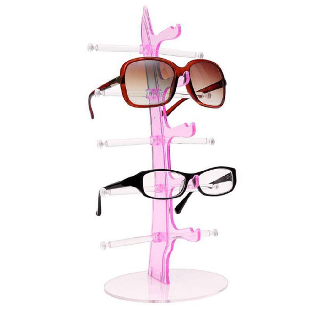 Agustinina 5pasang Display Kacamata Stand Aksesoris Kacamata Sederhana Wadah Konter Kacamata Sunglasses Display Holder Kacamata Baca Penyangga Penyimpanan Kacamata
