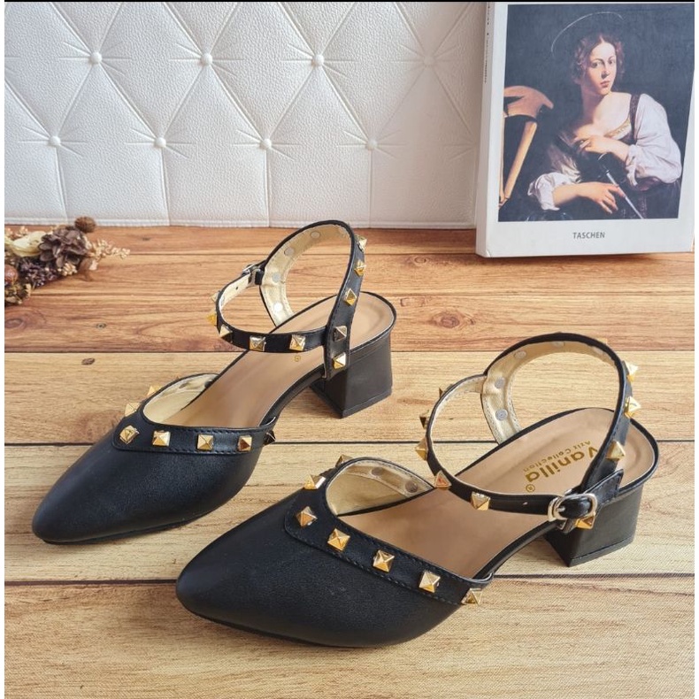 ABBUSHOES Bm 94 mules bapau tali yolanda 5cm