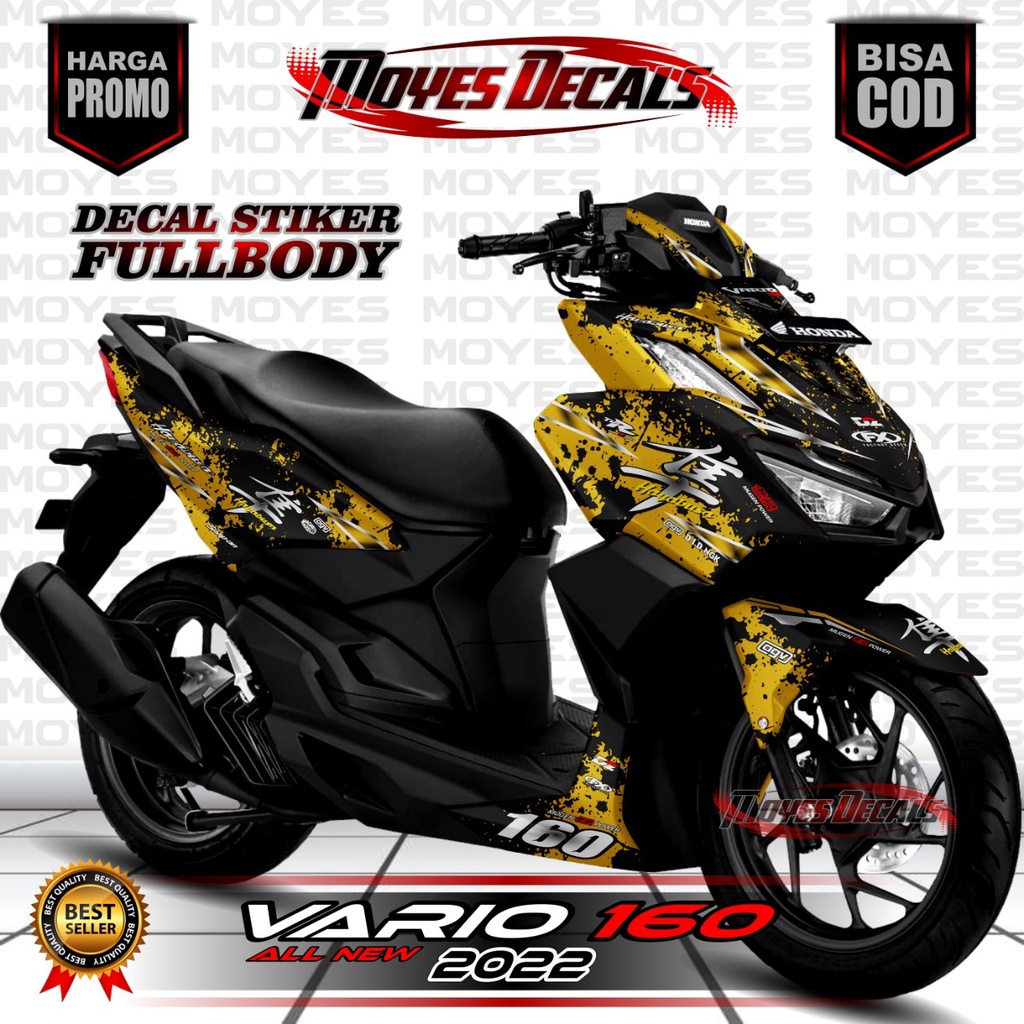 Decal Vario New 160 / Decal Variasi Vario 160 2022 / Stiker Honda Vario New 160 2022 Fullbody