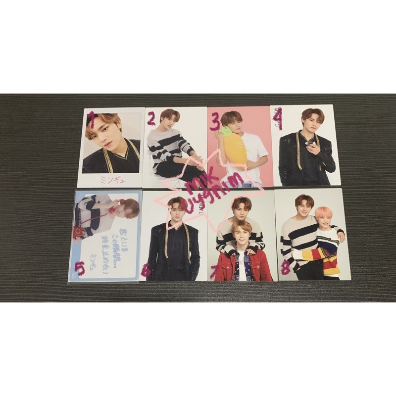 seventeen mingyu ideal cut japan trading card