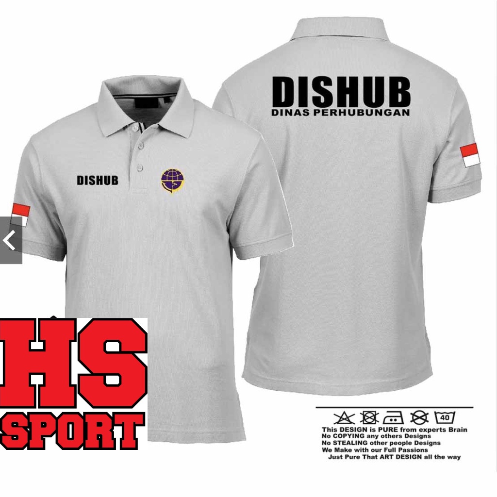 Polo DISHUB DINAS PERHUBUNGAN - BAJU polo Dishub - Kaos DISHUB - Baju kerah DINAS PERHUBUNGAN