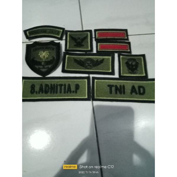 Bordir Brivet TNI Pdl Terbaru