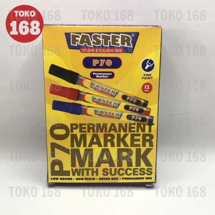 

TERLARIS FASTER Spidol Permanen/ Permanent Marker P70 (LSN) /ALAT TULIS AESTHETIC/ALAT TULIS SEKOLAH/ALAT TULIS SET/ALAT TULIS LENGKAP/ALAT TULIS ANAK/ALAT TULIS LUCU