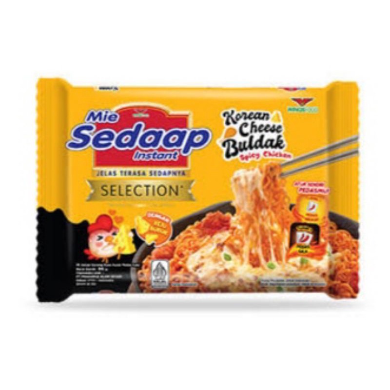 

Sedaap Mie Instant Goreng Korean Chesse Buldak 86gr