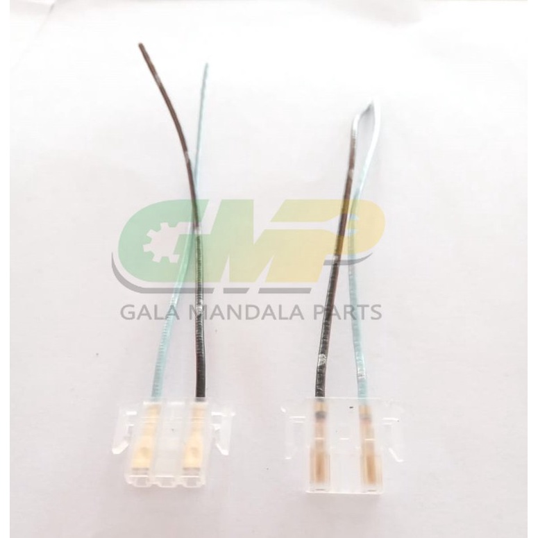 Soket Tombol 2 Kabel Saklar Fitting Lampu Dim Klakson Sen Karisma Beat