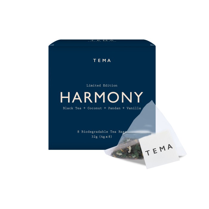 

TEMA TEA LIMITED EDITION 8 TEA BAGS - HARMONY / BLACK VANILLA