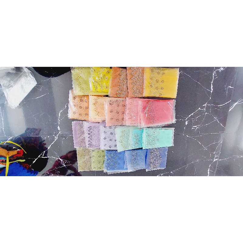 inner hijab pesta / kain lace ,/ ciput pesta