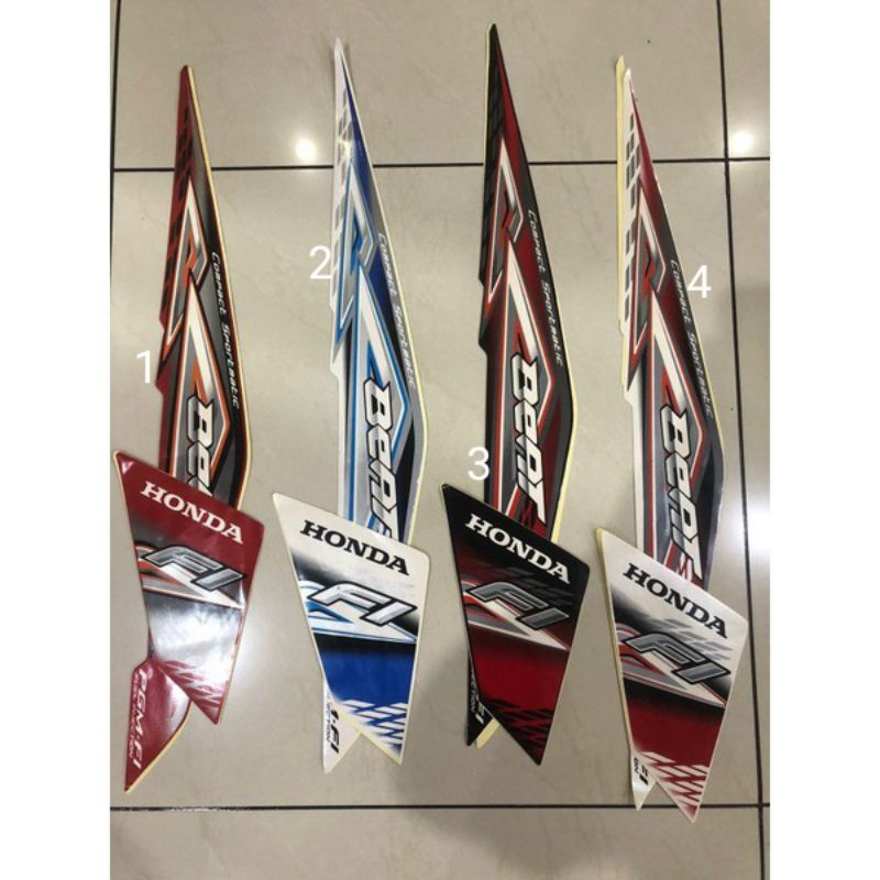 1 set Stiker les body les sayap motor lis motor beat FI honda stripping motor honda beat FI 2014 lis