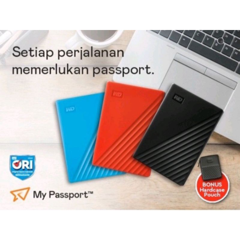 HDD WD My Pasport 2tb v 3,0 Hardisk usb 3,0 external
