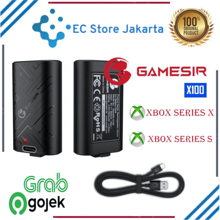 Baterai GameSir X100 Rechargeable Lithium-ION Battery For Xbox One / X / S / One Elite