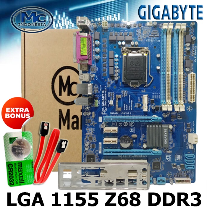 Mainboard Mobo intel LGA 1155 DDR3 Z68 ATX