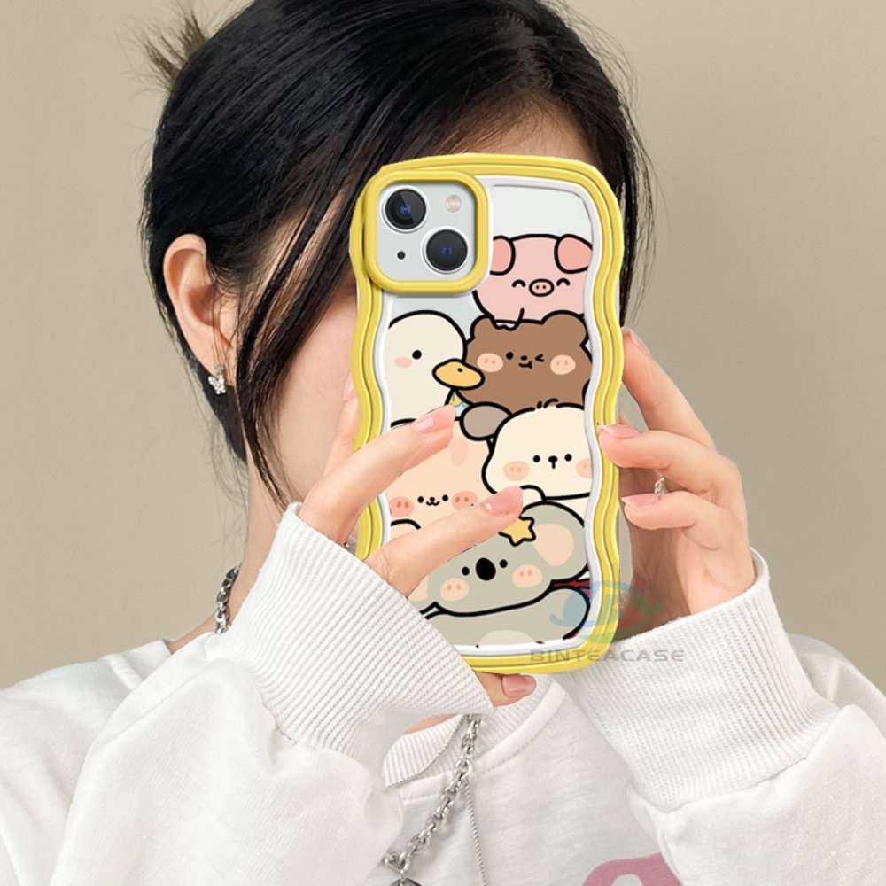 Casing TPU Redmi Note 11 Pro Note 11S 10A 10C 9A 10 9T 9 Note 10 5G 10s Note9 Note8 Poco X3 NFC M3 Motif Milk Tea