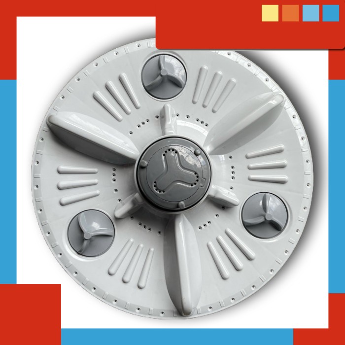 AKPA POLYTRON PAW 9511 Pulsator Mesin Cuci Zeromatic 1 Tabung PAW-9511